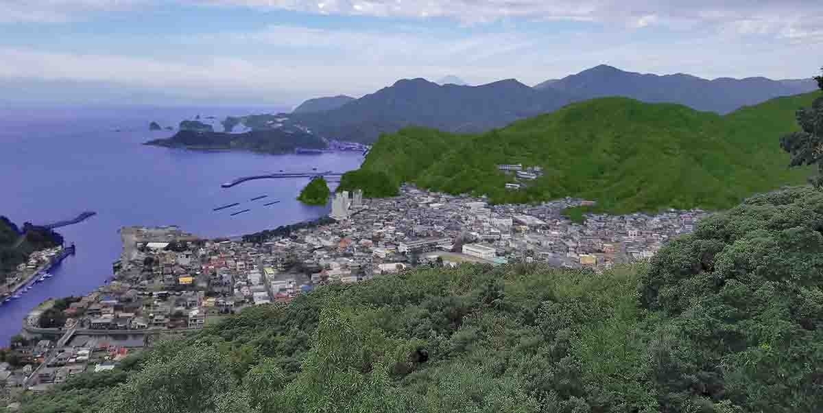 Matsuzaki from top of Ushibarayama